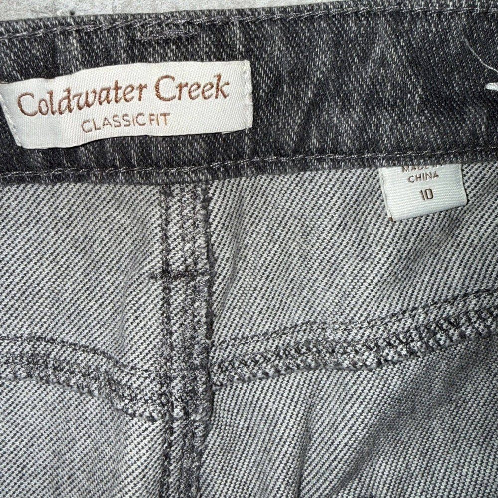 Coldwater Creek Classic Fit‎ Dark Wash Denim Jeans Womens Size 10 - Picture 3 of 8
